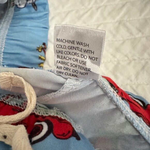 Brief Insanity Snoopy Peanuts Christmas Tree Pajama Lounge Pants Holiday Small - Picture 4 of 10